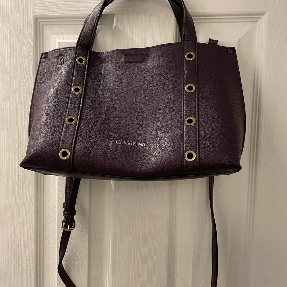 Calvin klein purple handbag